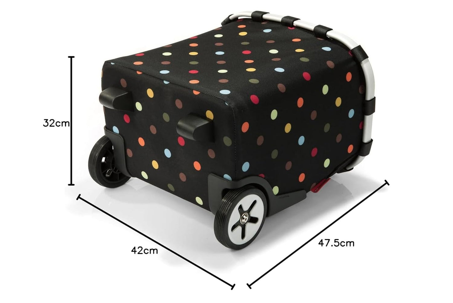 Carrycruiser Einkaufstrolley, 40 L Dots
