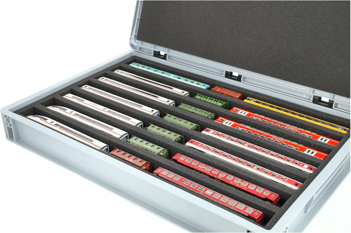 EB46Set Eurobox Schaumstoffeinlage für Spur TT Modelleisenbahn