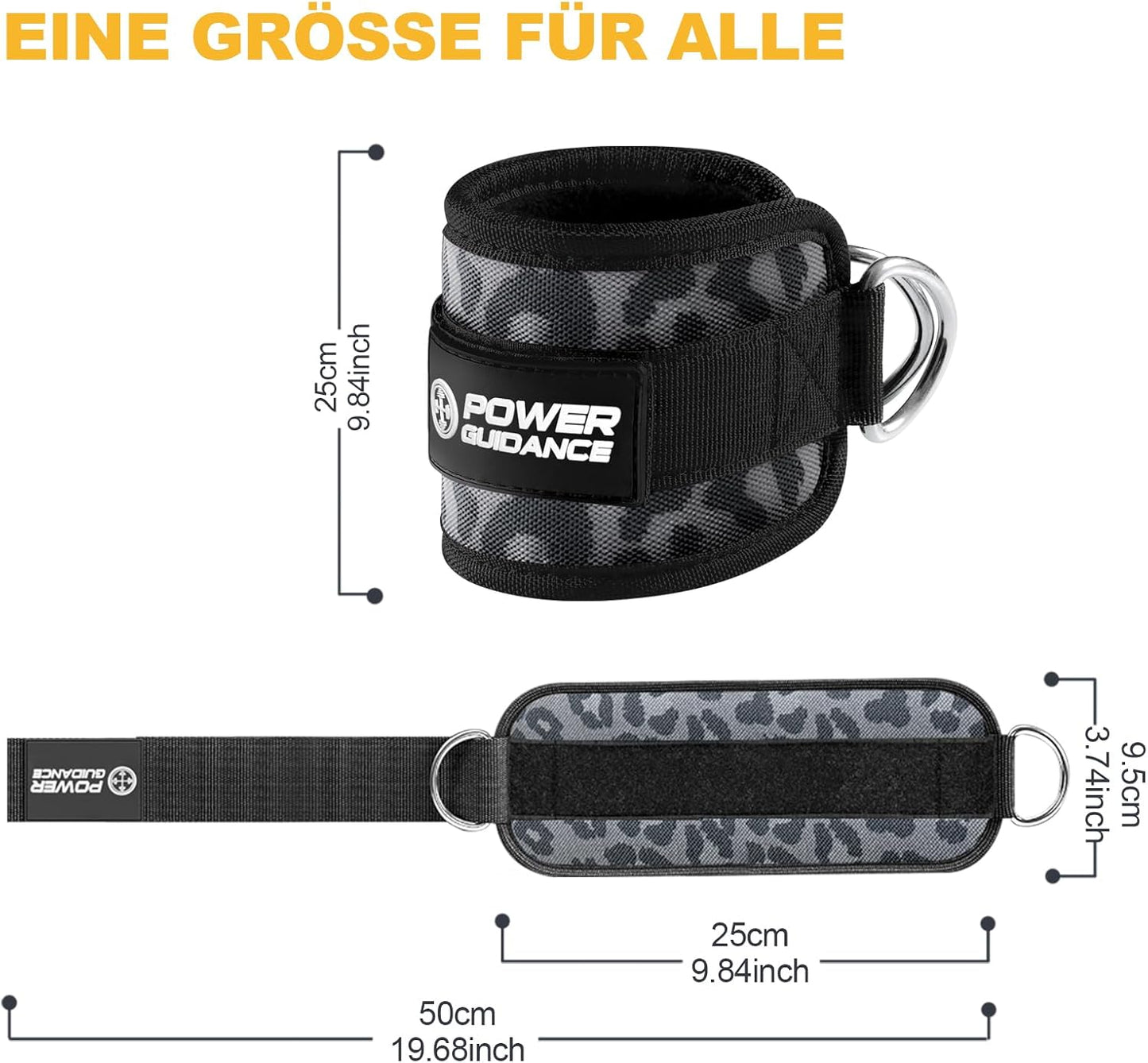 Fussschlaufen für Kabelzuggerät, Leopard