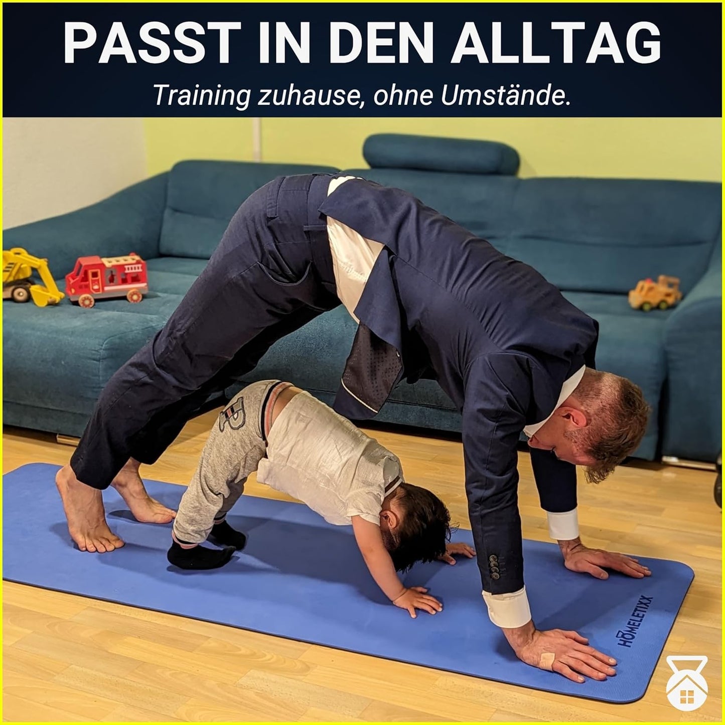Rutschfeste Fitnessmatte
