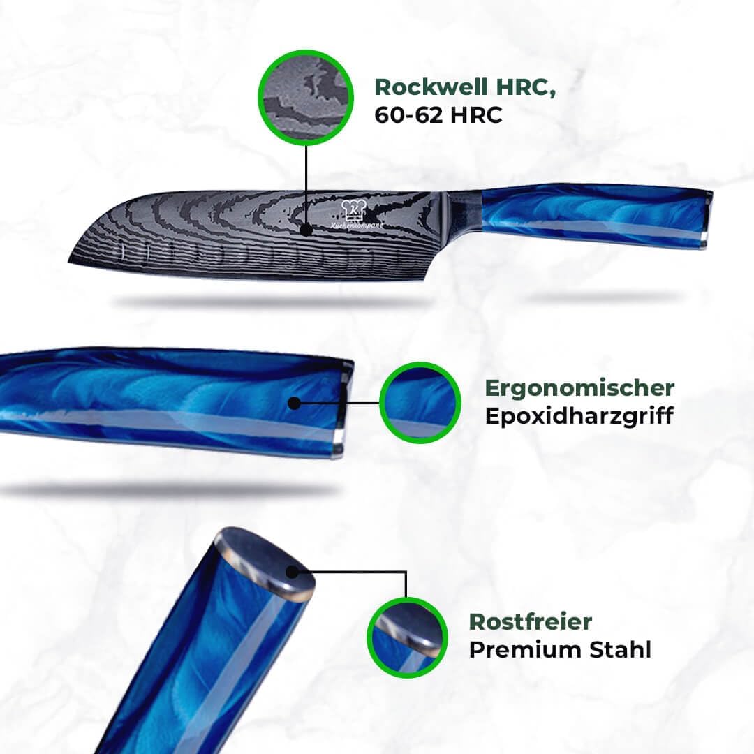 Messerset Shiburu mit Messerblock, Bundle Shiburu