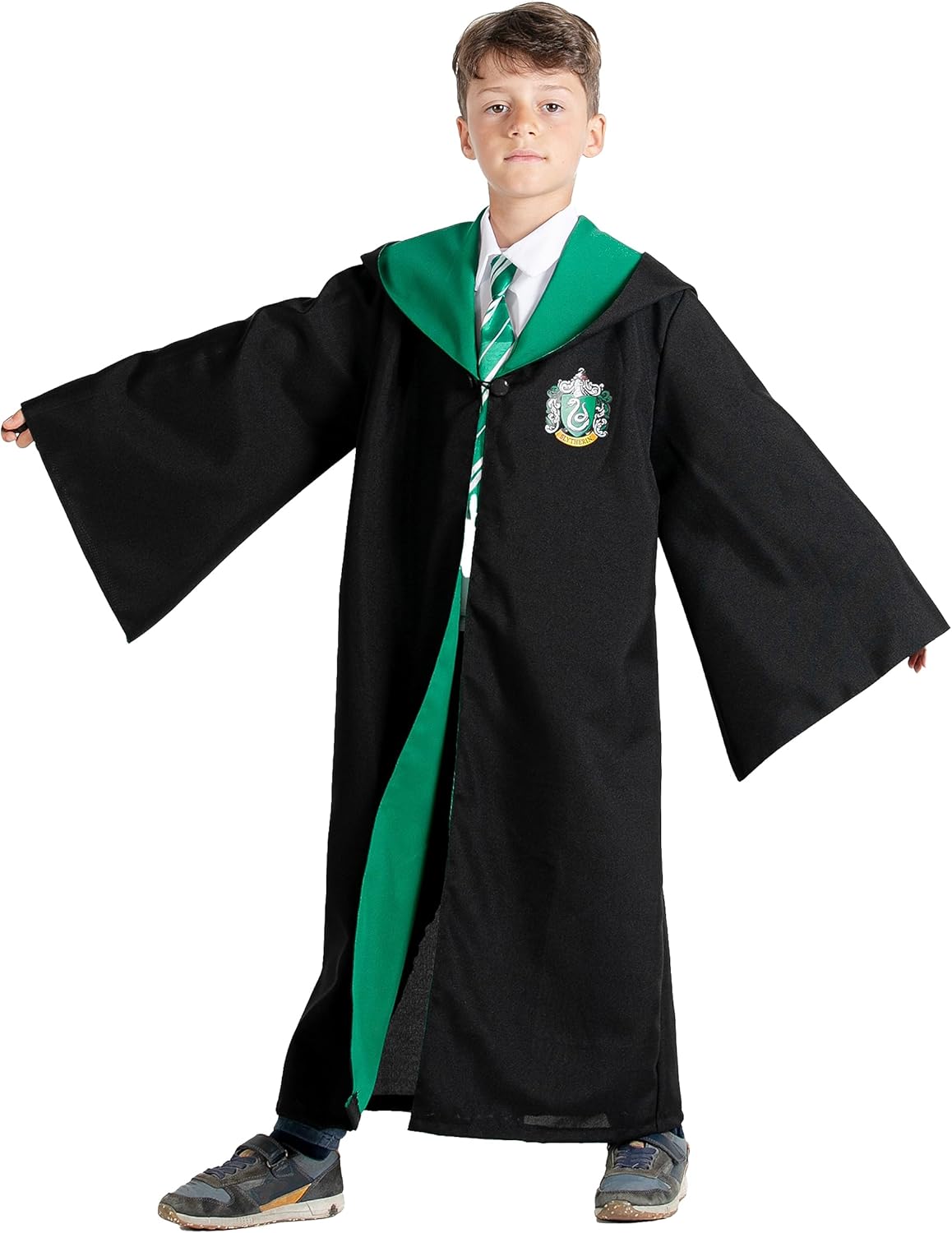 Harry Potter Slytherin Kostüm für Kinder (7-9 Jahre), 7-9 Jahre Slytherin
