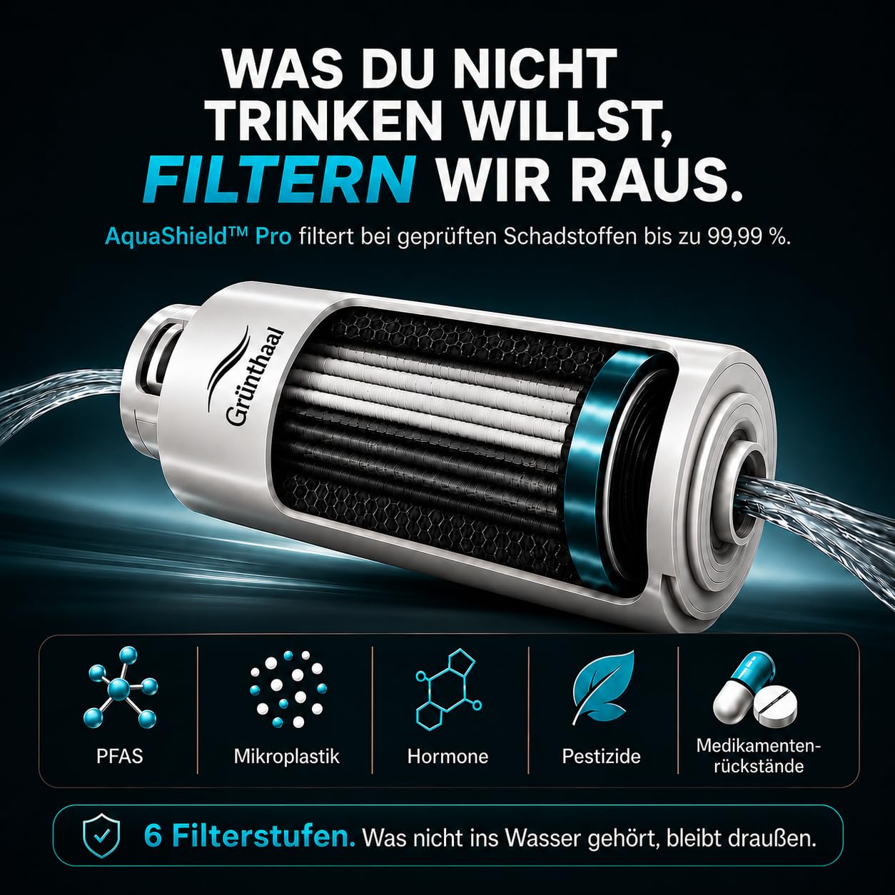 Auftisch Umkehrosmoseanlage Aqualiva Elan mit Heisswasserspender, Osmoseanlage: Weiss