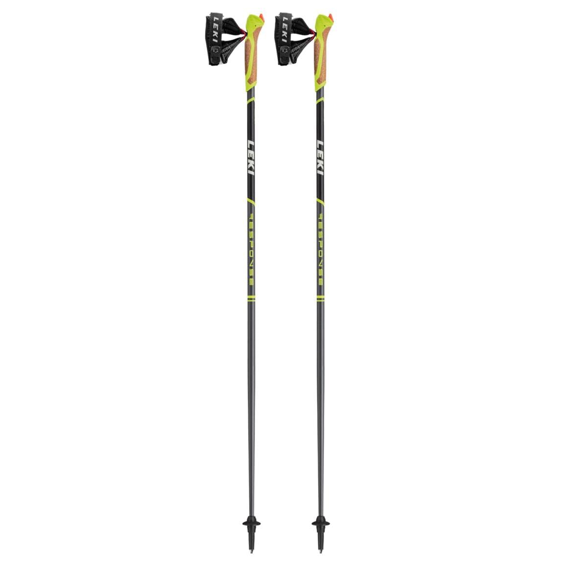 Response Trekkingstöcke Nordic Walking, 100cm Anthrazit/Schwarz/Grün