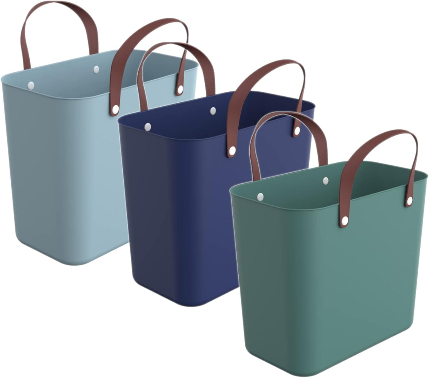 3er Set Multibag Albula, Grün/Blau/Türkis