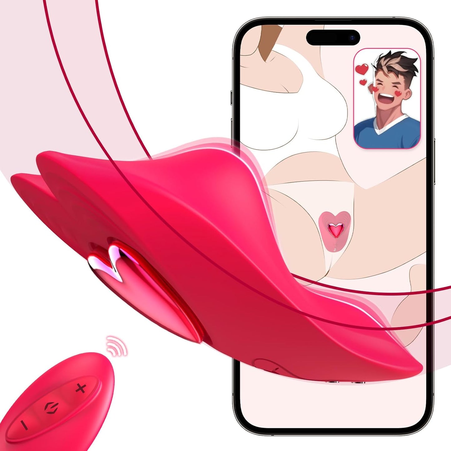Butterfly Vibrator mit App-Fernbedienung