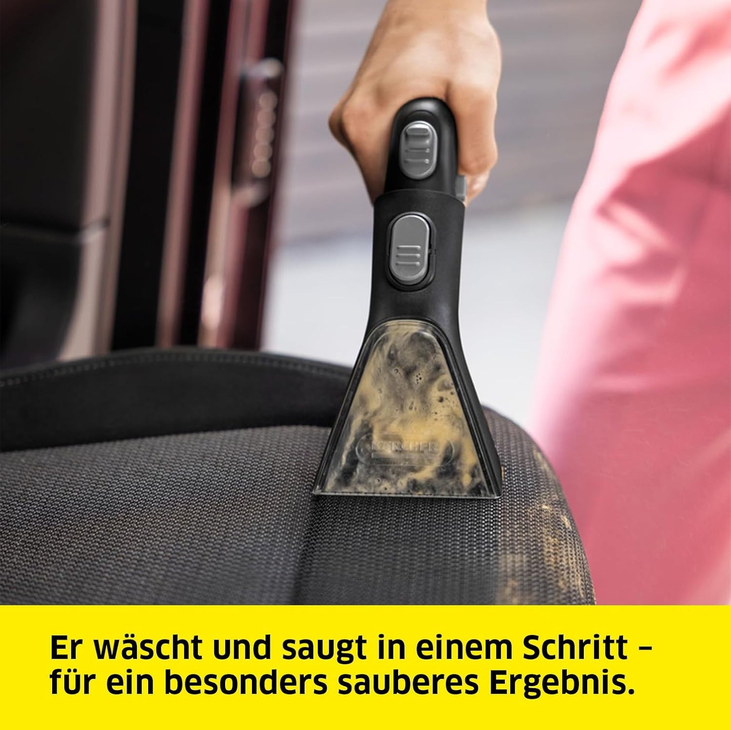 Waschsauger SE 3 Compact mit Zubehör, Weiss Kabelgebunden Single