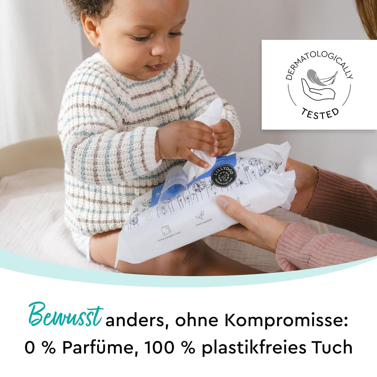 Feuchte Waschtücher, 50 stück (7er Pack)