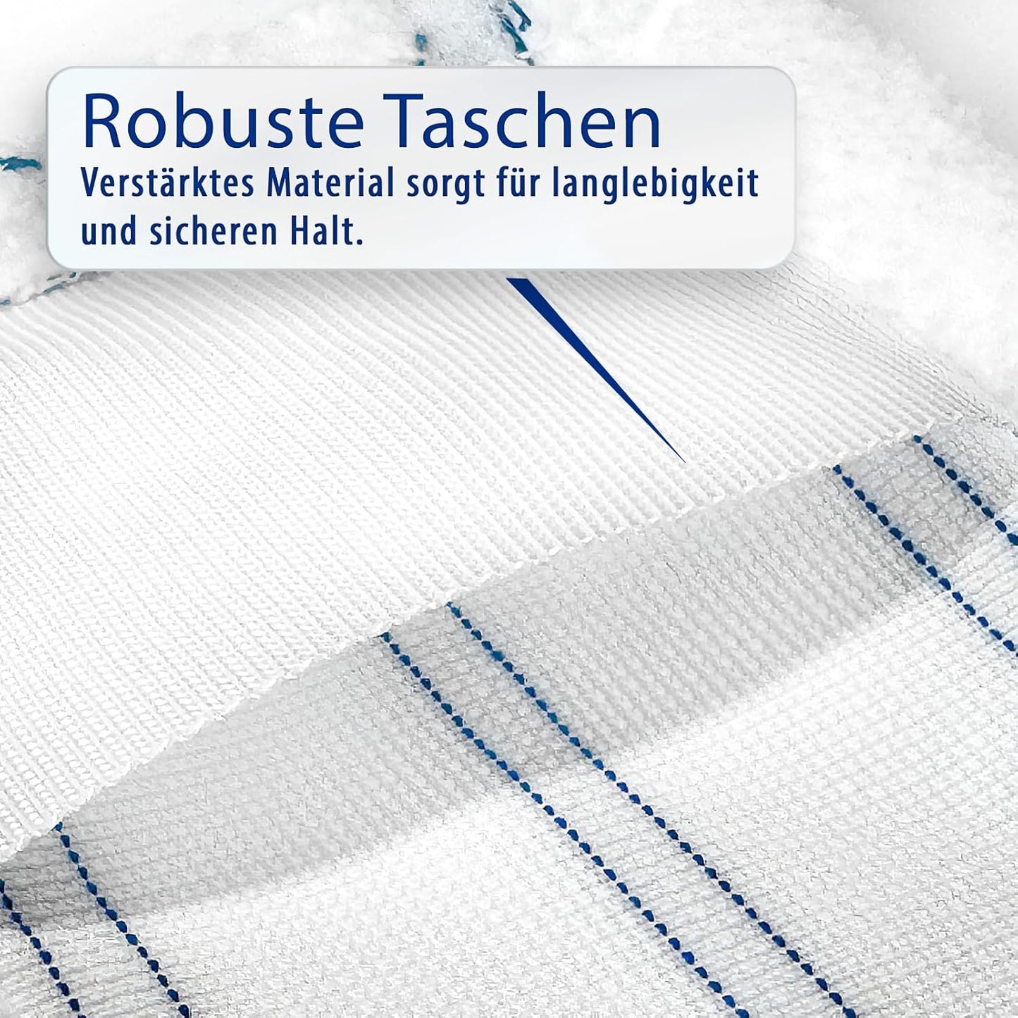 Waschbare Mikrofaser Wischmopp-Bezüge (3er Set), Bezug Floor Hero 3er Pack