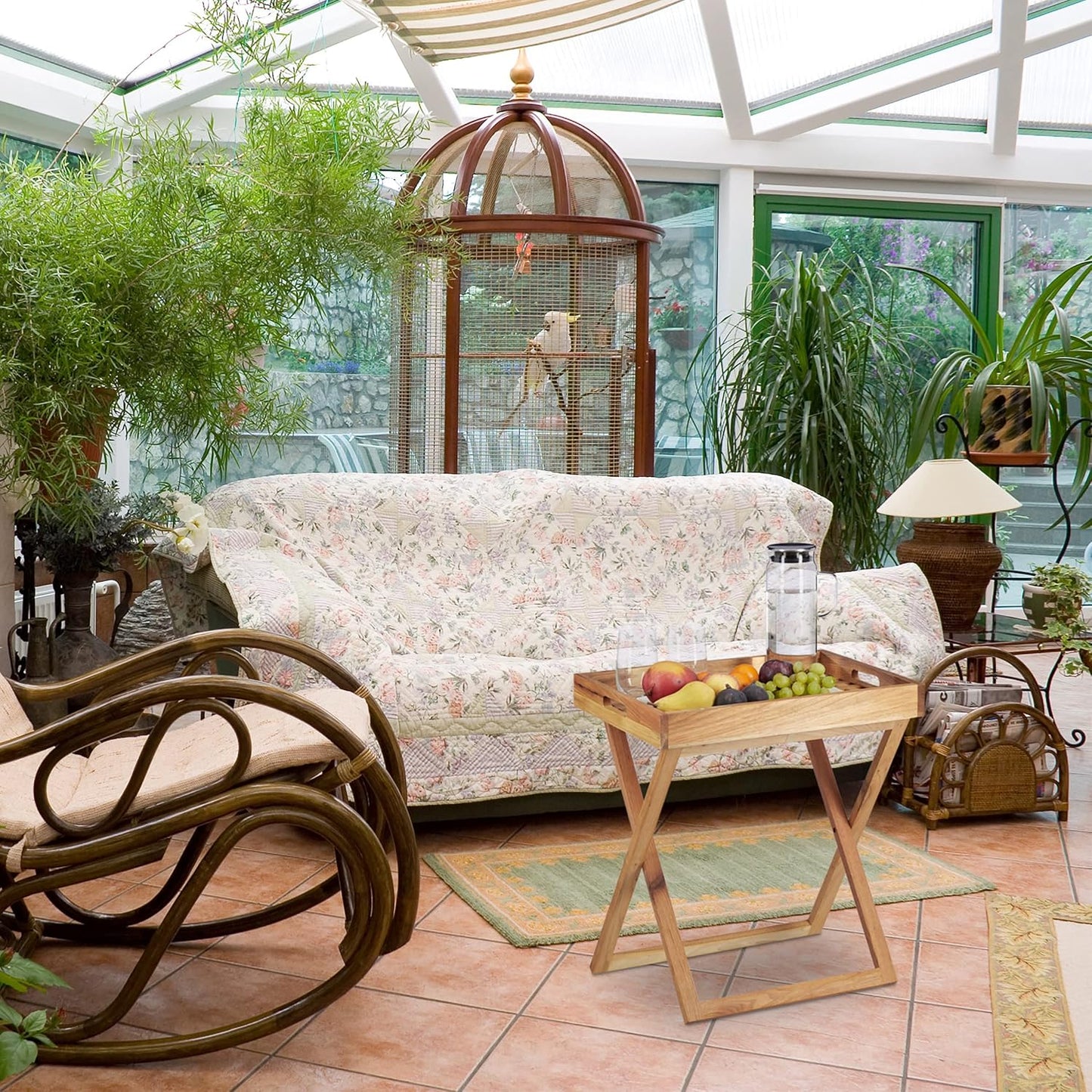 Tabletttisch Walnuss