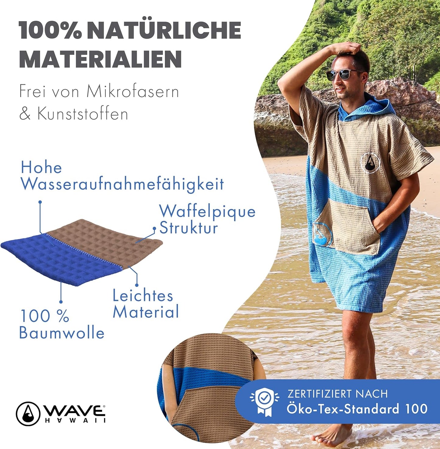 Surf Poncho, Lighd L/XL