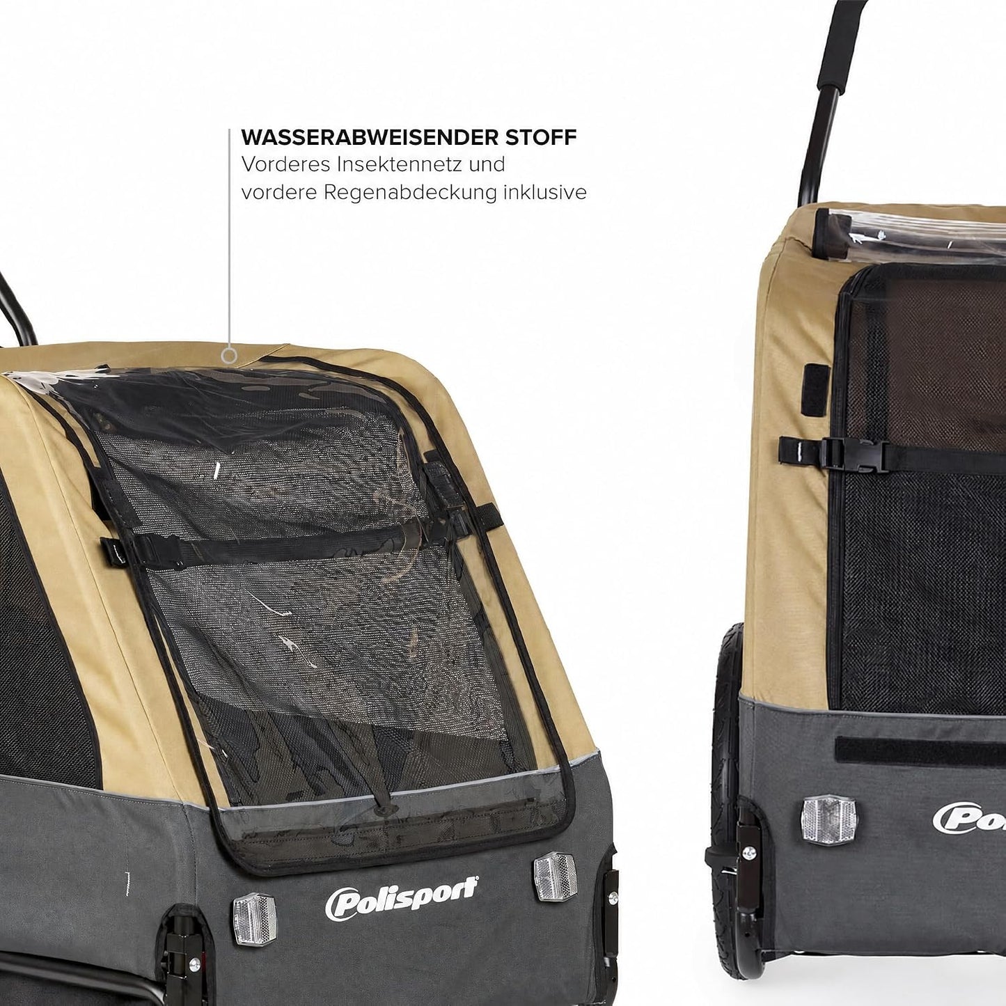 2-in-1 Hundeanhänger & Kinderwagen, M