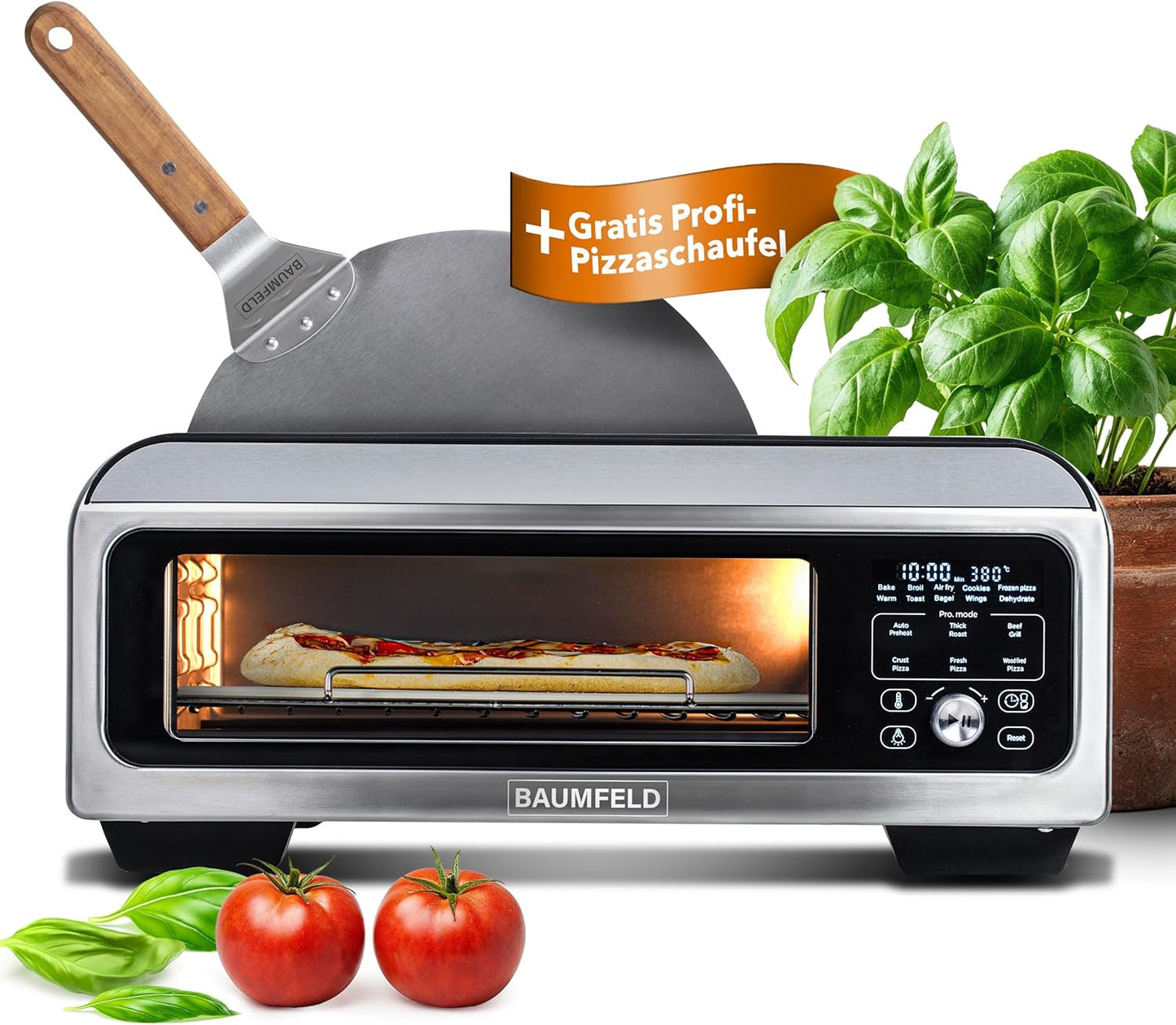 PizzaAirfryer400, Silber