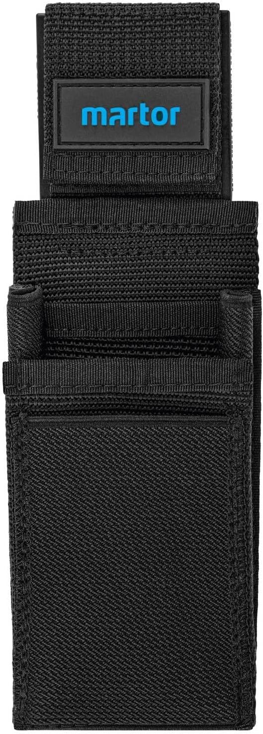 Gürteltasche für Sicherheitsmesser mit 5 Fächern und Clip, L