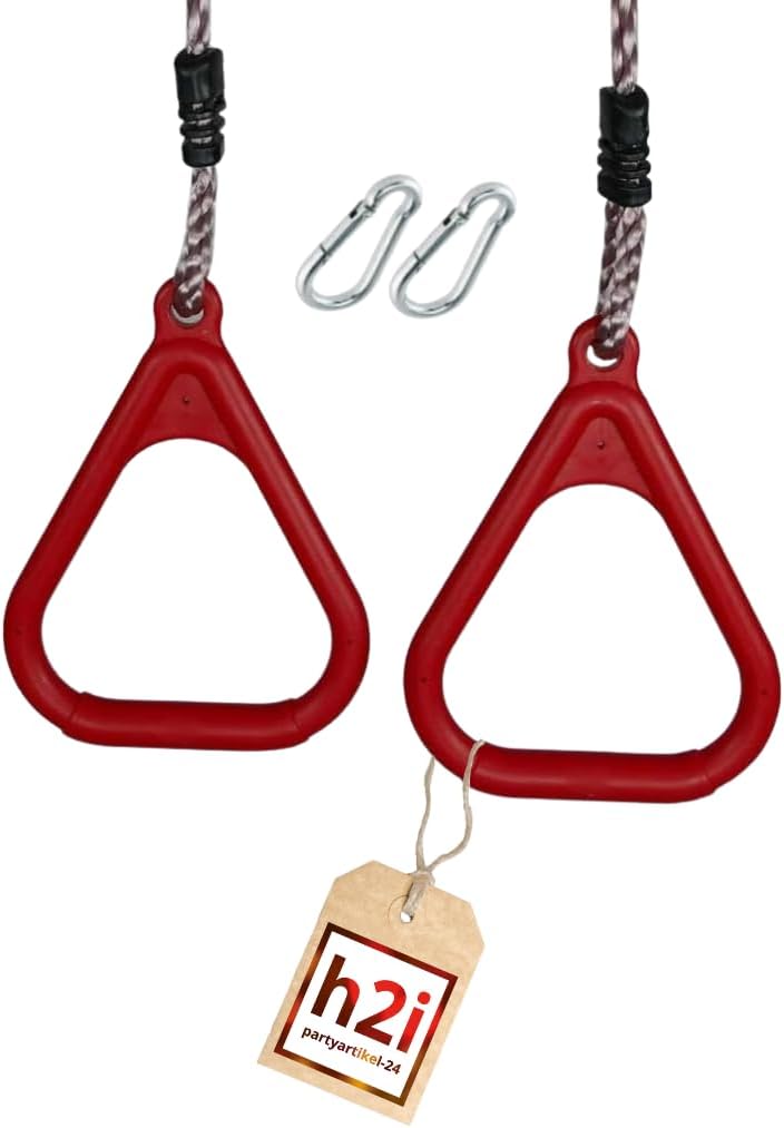 Turnringe, Ringe Kunststoff Rot