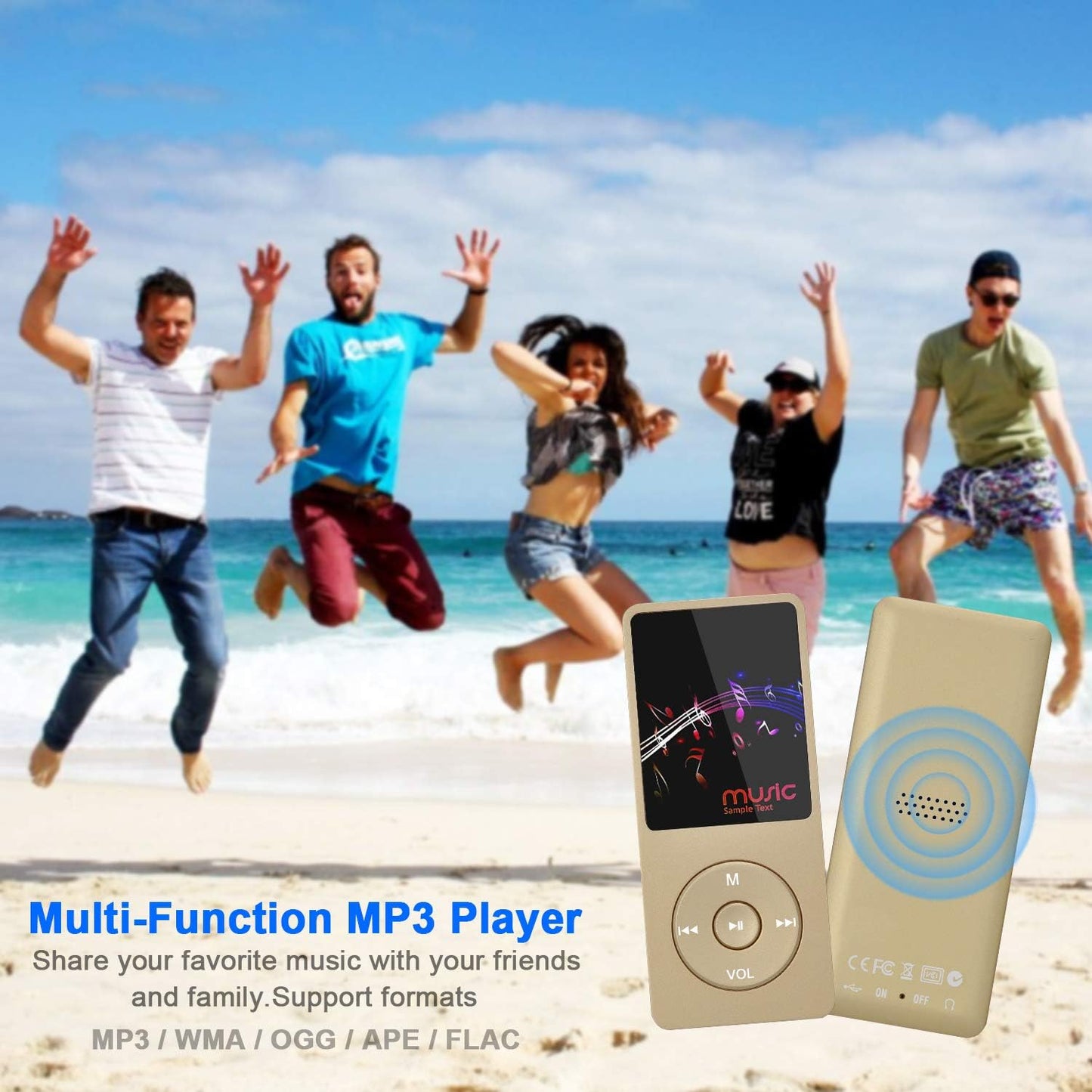 Music Player, 8G, Gold