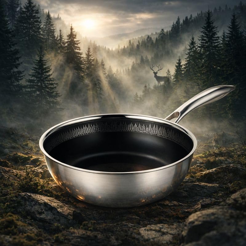 Wokpfanne 28 cm, Wok Einzel Wok 28cm beschichtet