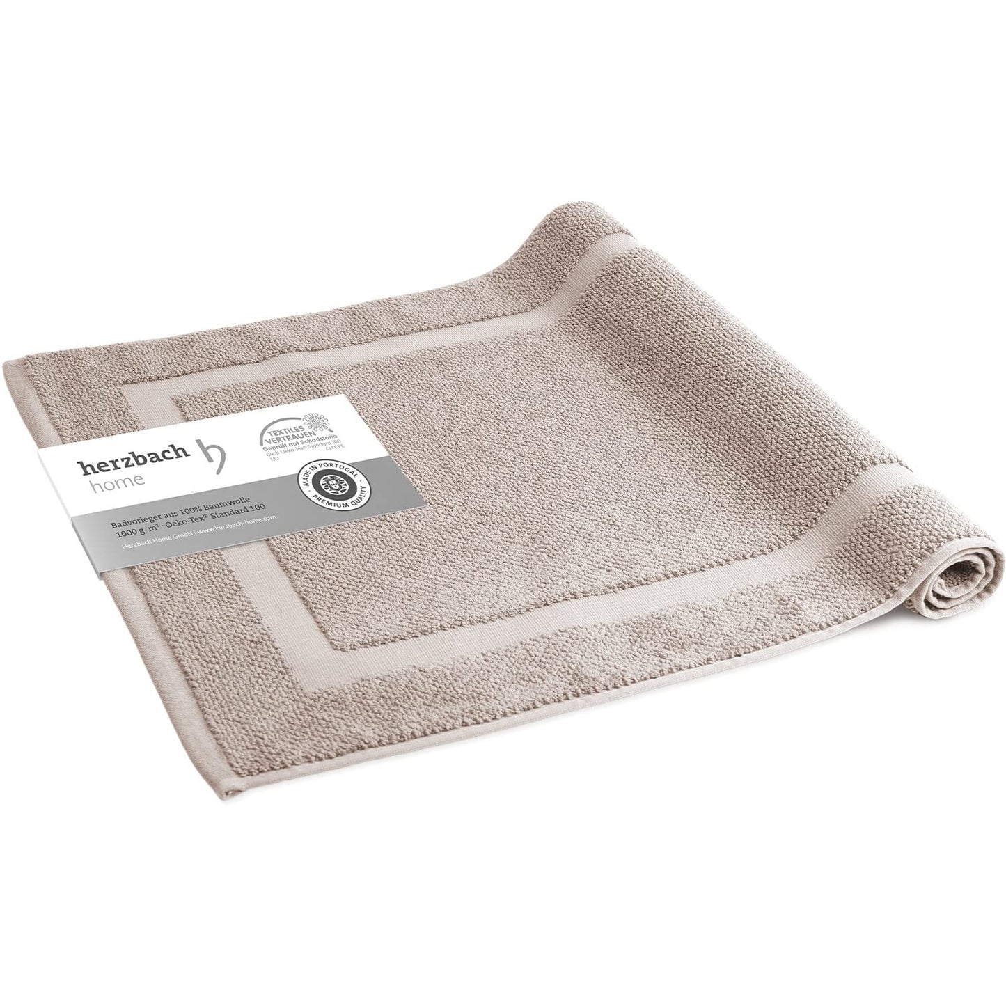 Badvorleger, 60 x 100 cm, 60 x 100 cm (Rechteckig) Sandgrau