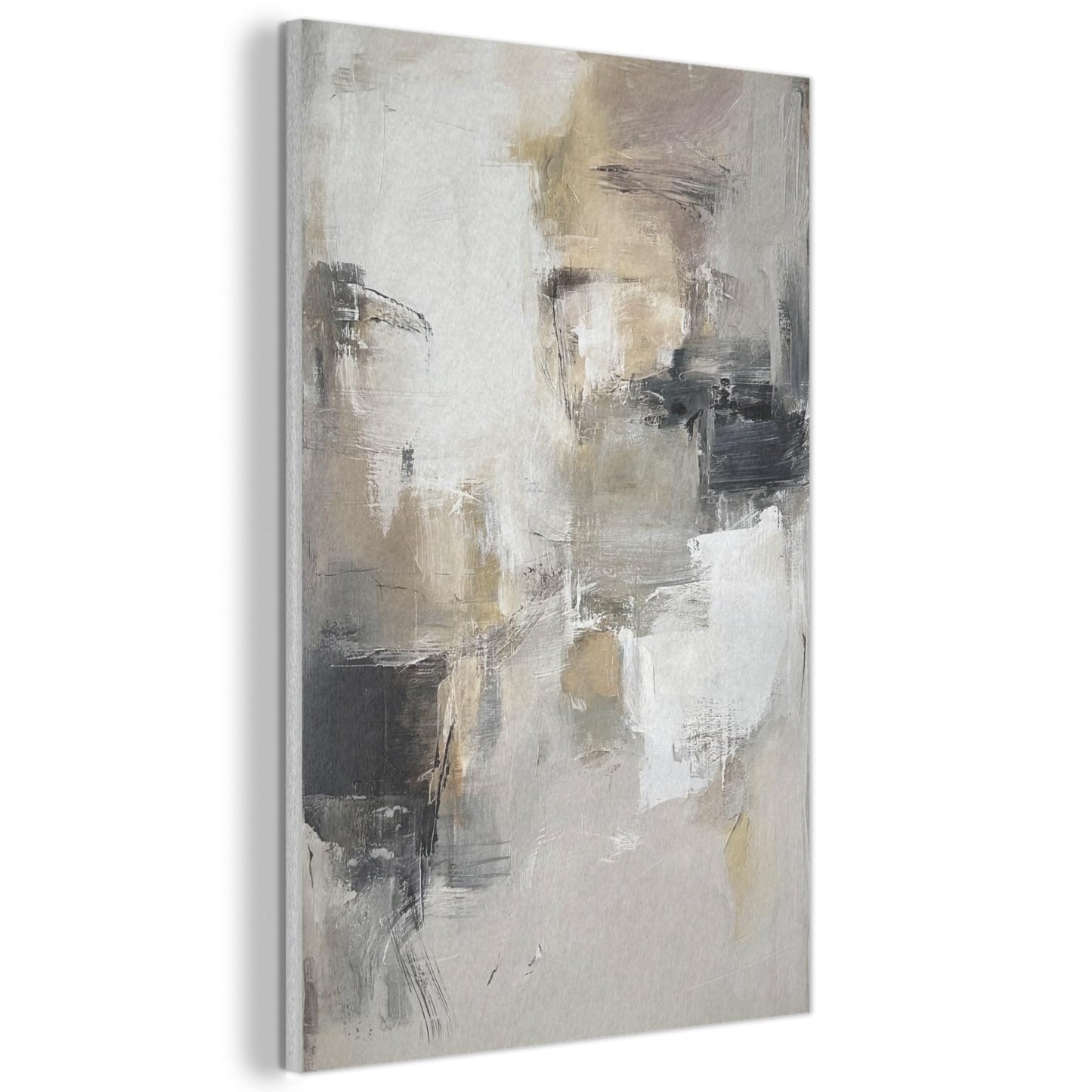 Filzbild Wall Art, 60x90 cm, 90L x 60B cm Farbpalette - Pinselstriche