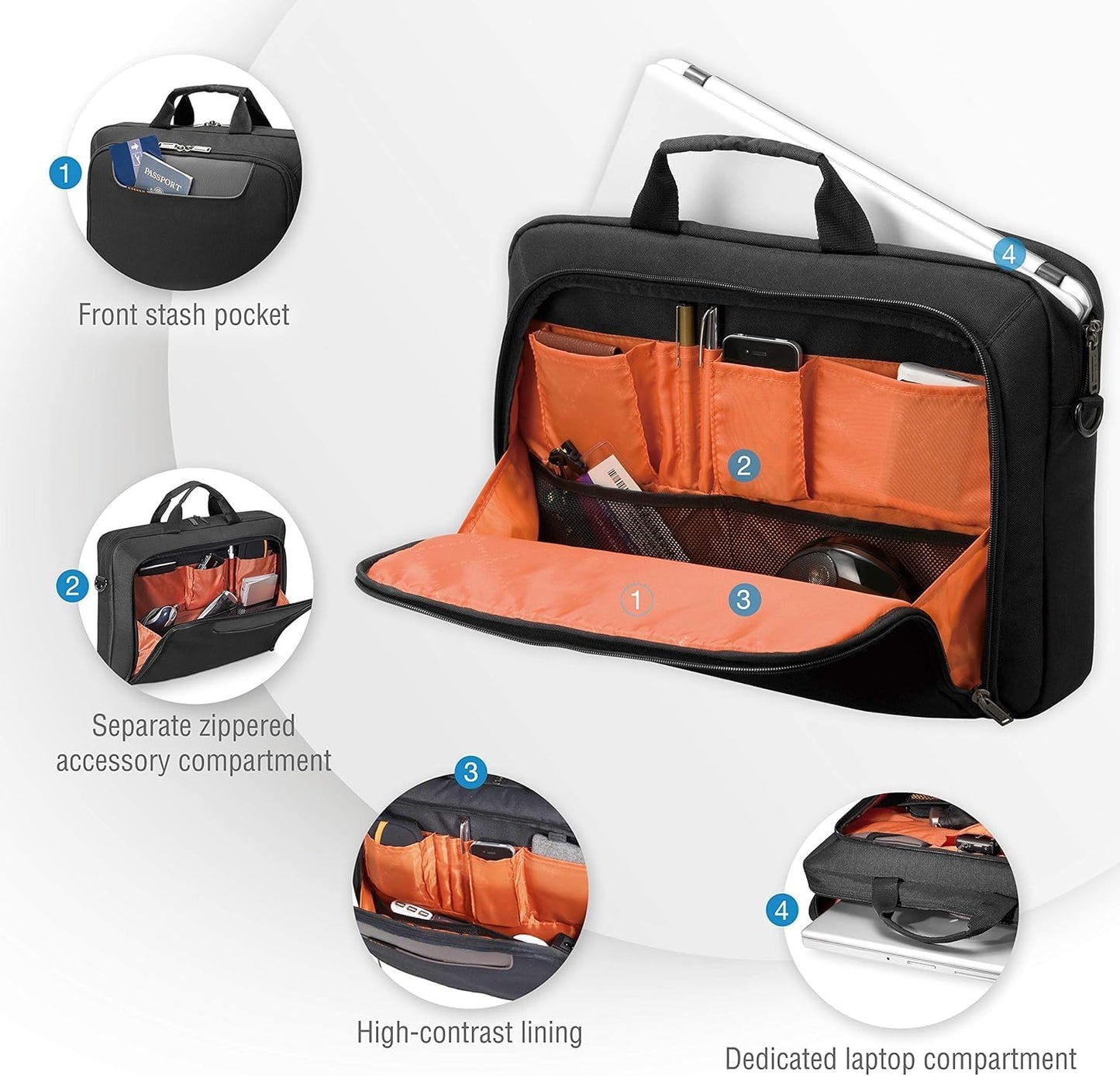 Laptoptasche Advance, 14,1 Zoll