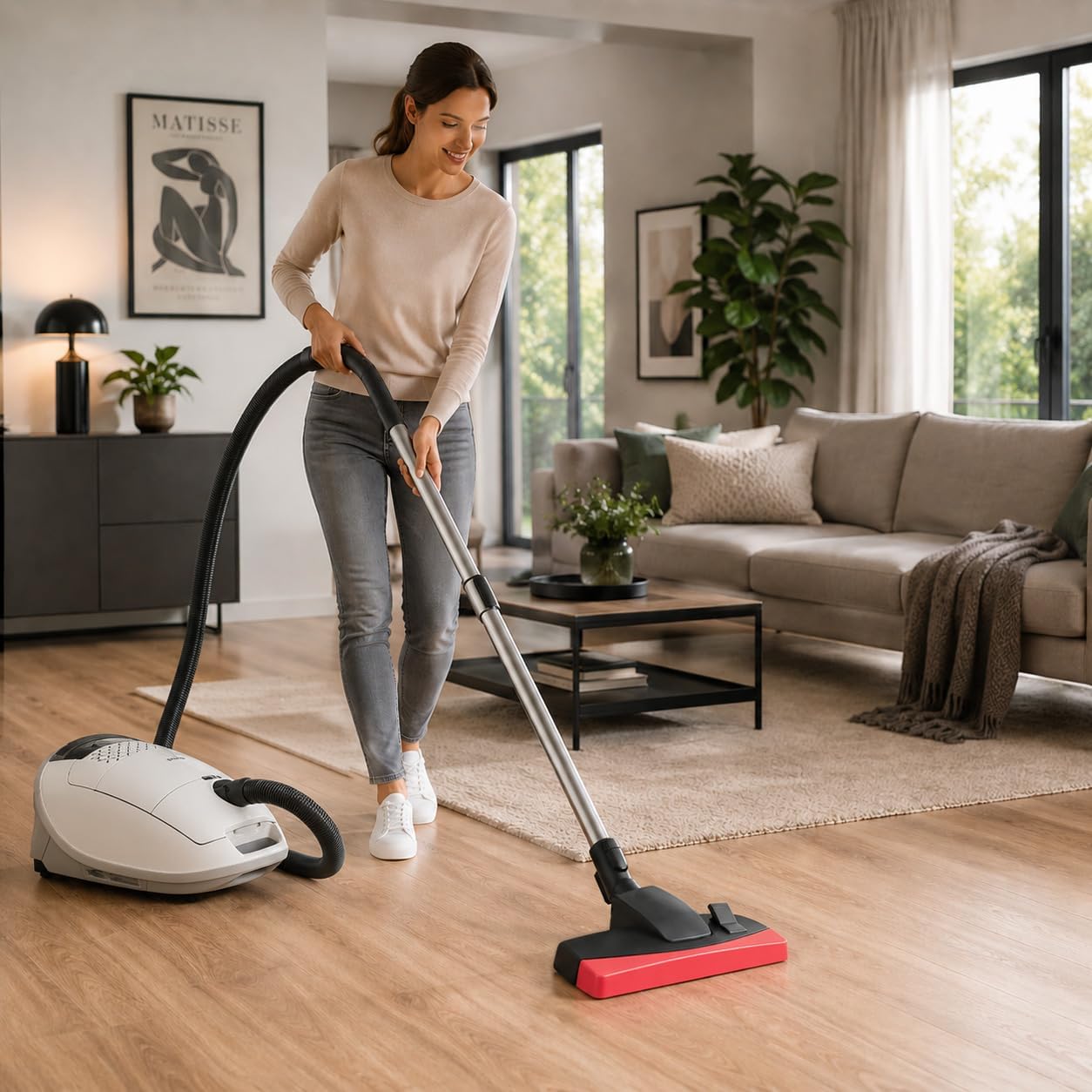 Kombidüse für Miele Staubsauger Boost CX1, Kombidüse Rot