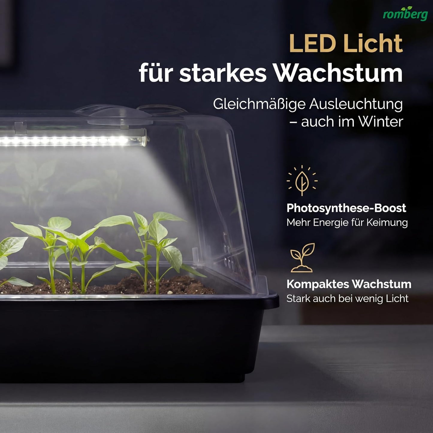 Lumio M LED Mini-Gewächshaus
