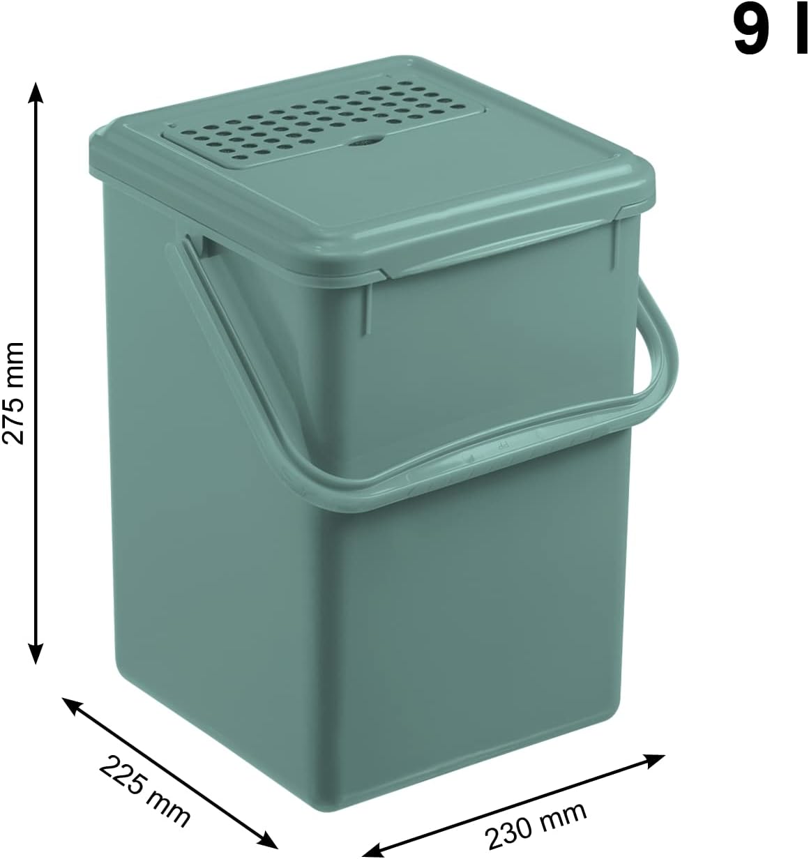 Bio Komposteimer mit Aktivkohlefilter