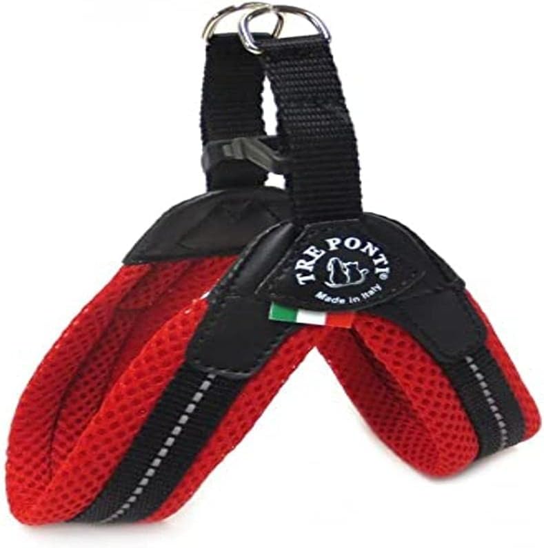 Easy Fit Mesh Fix Hundegeschirr, Grösse 3 (1er Pack) rot