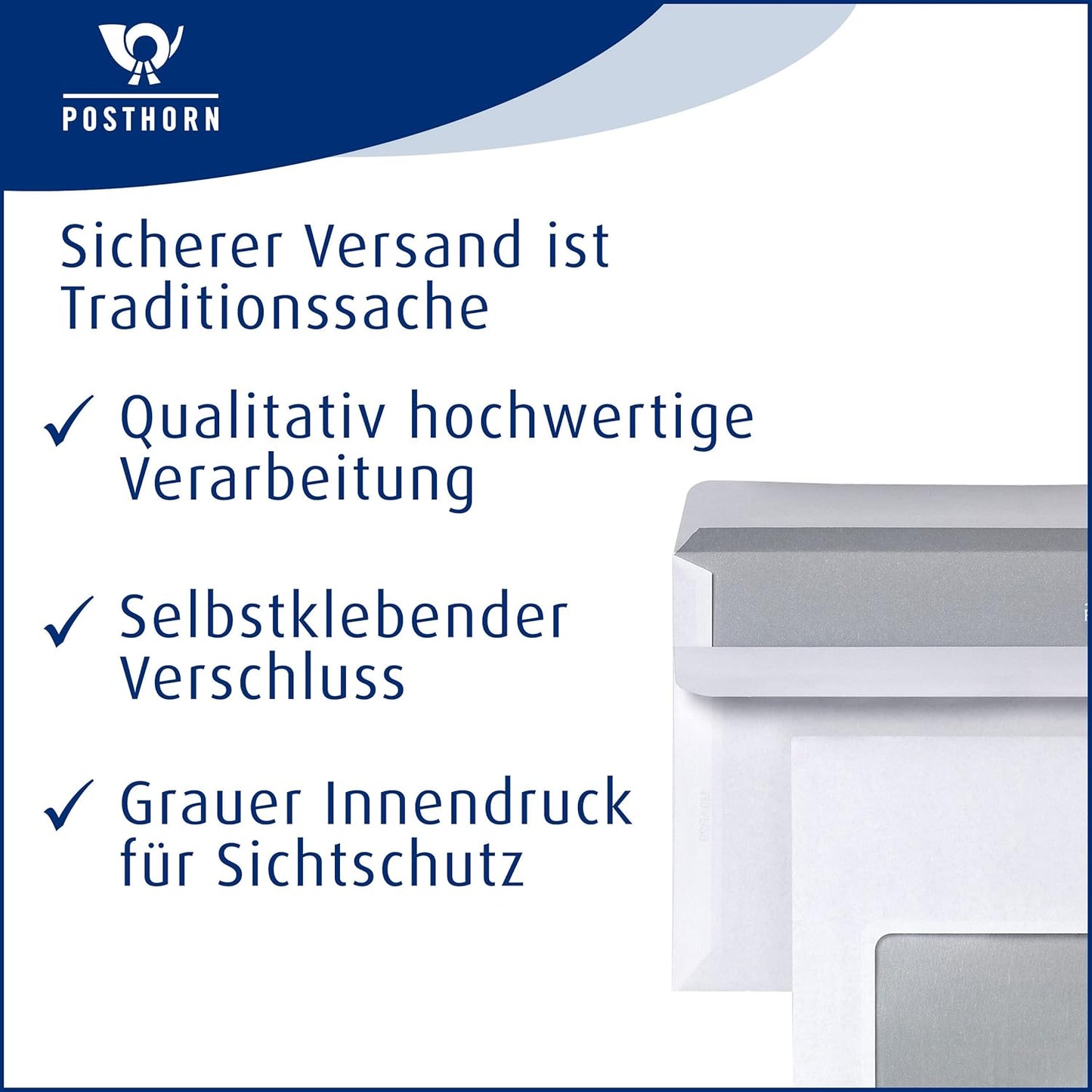 Briefumschläge mit Fenster