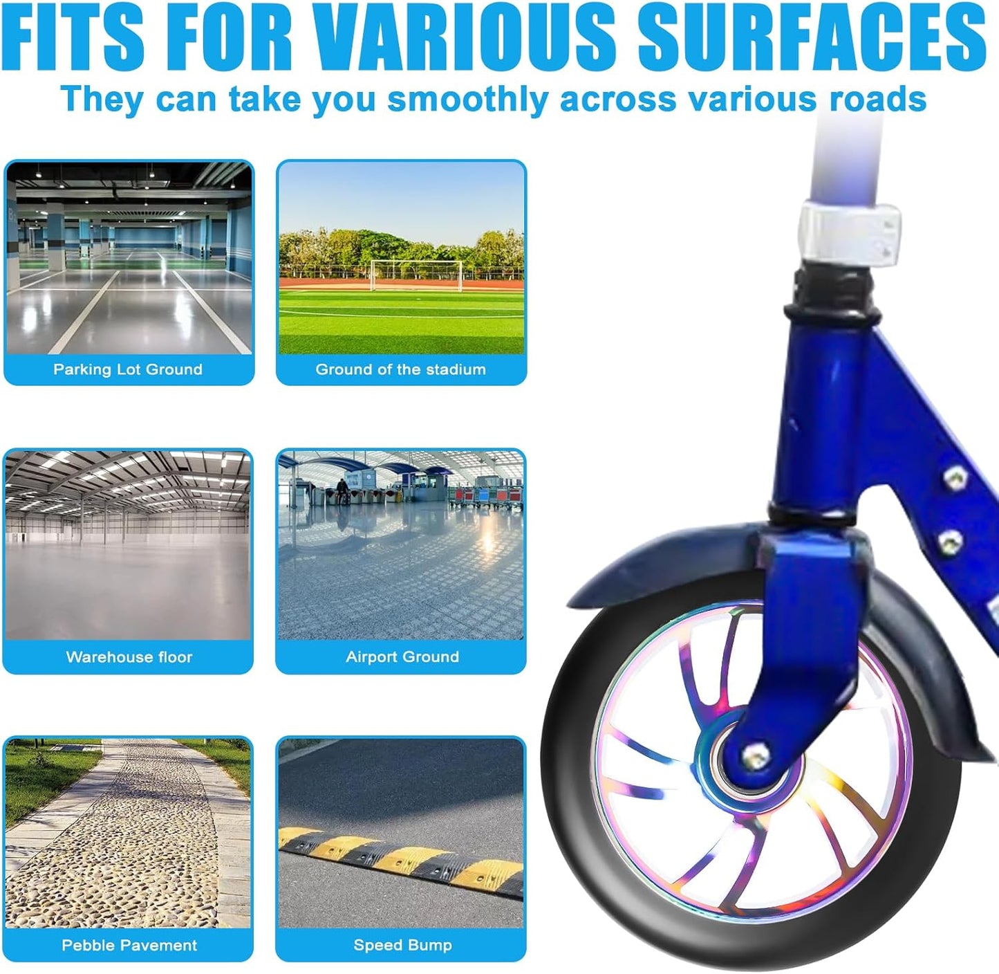 Stunt Scooter Ersatzräder Set, 2 Stück, 110 mm, Multicolored 110 mm