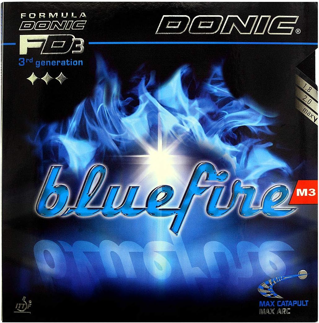 Bluefire M3 Tischtennis-Belag, Schwarz max
