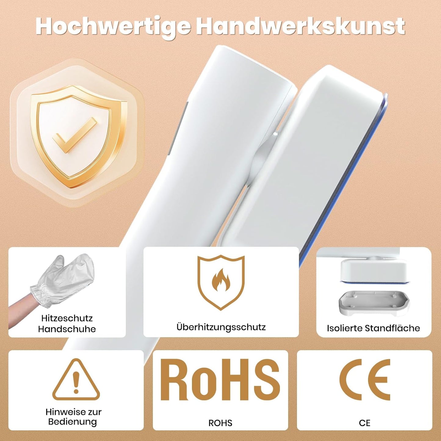 Reise-Dampfglätter, White