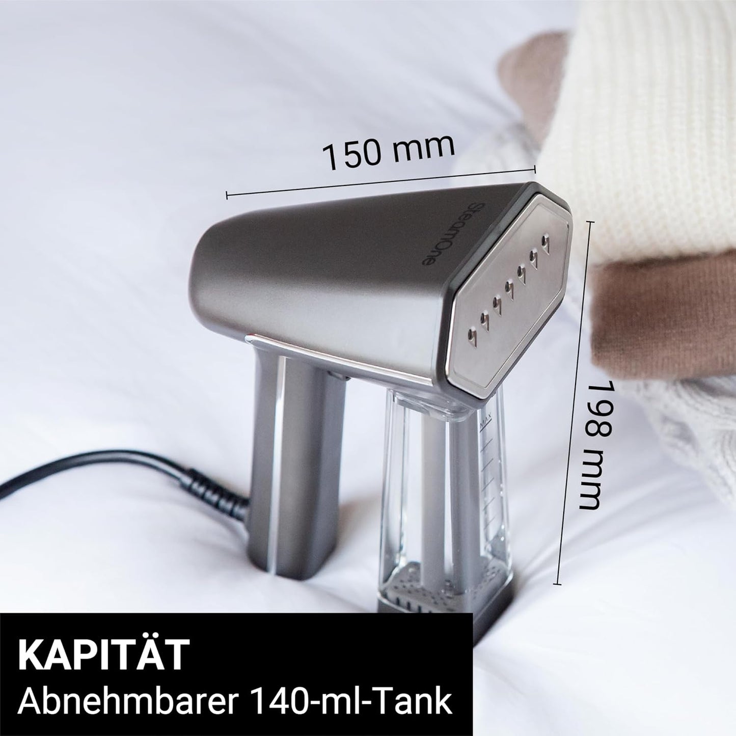Dampfglätter Victor 250MG-A, Liter 140ml Schwarz