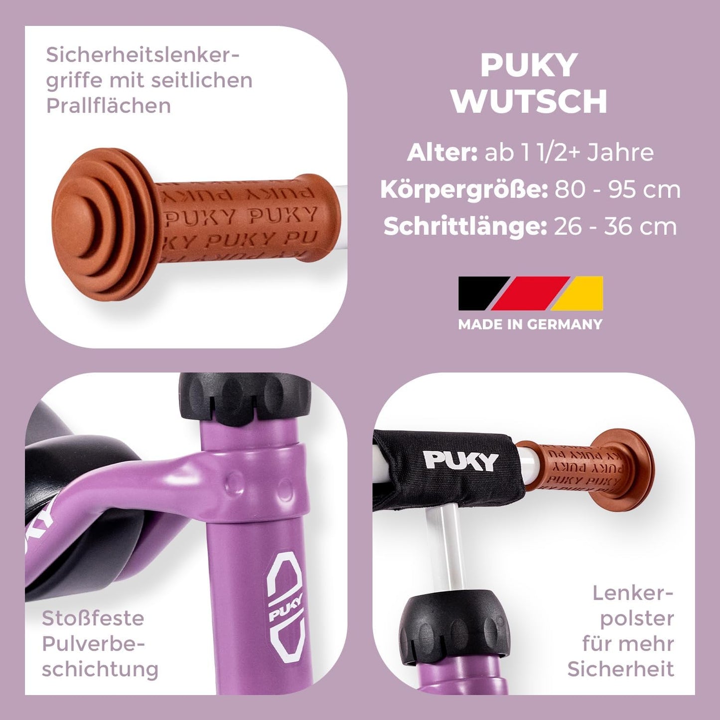 Lauflernrad Wutsch, Perky Purple