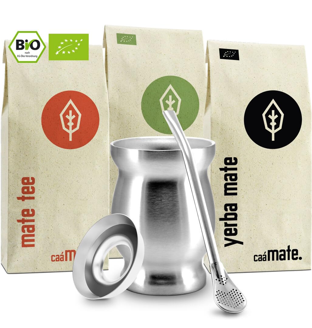 Mate Tee Set, silber