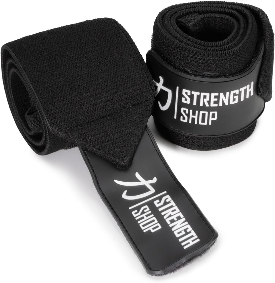 Wrist Wraps für Powerlifting, 60 cm Schwarz