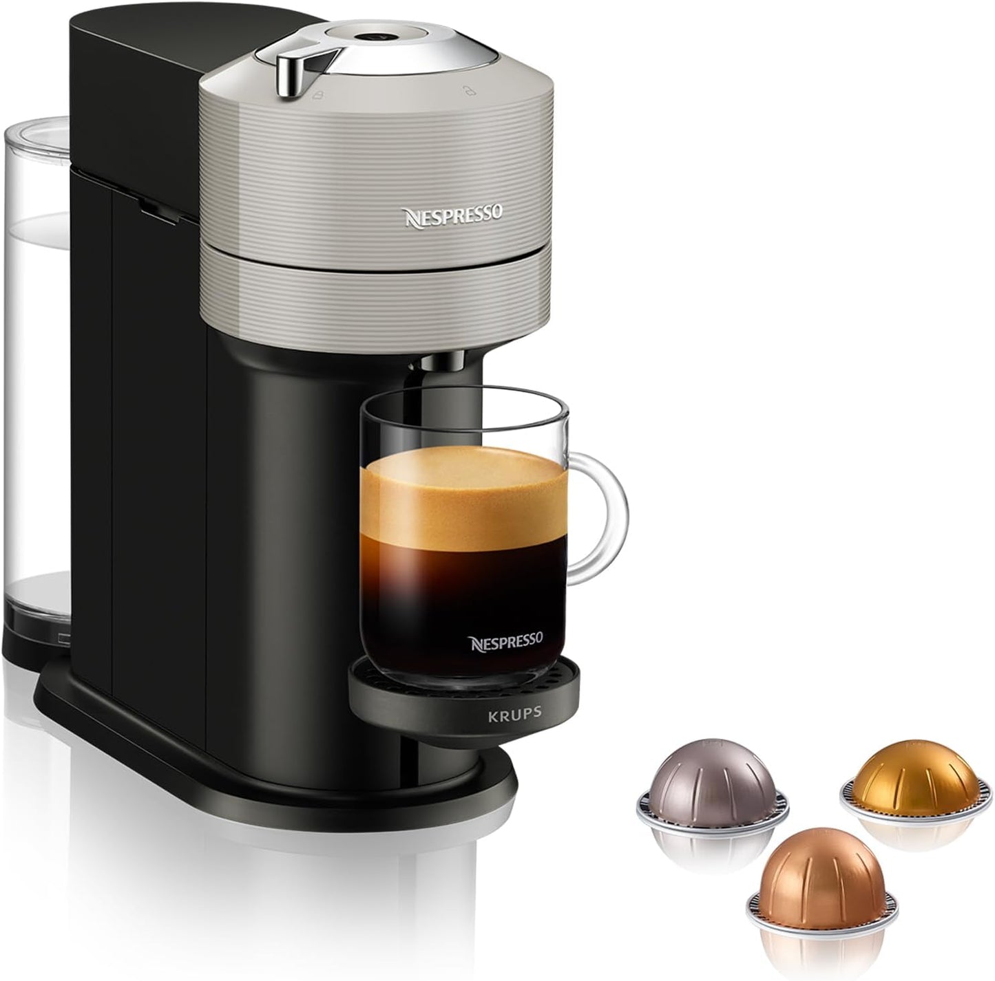 Kaffeekapselmaschine Vertuo Next mit 6 Tassengrössen, ohne Milchaufschäumer