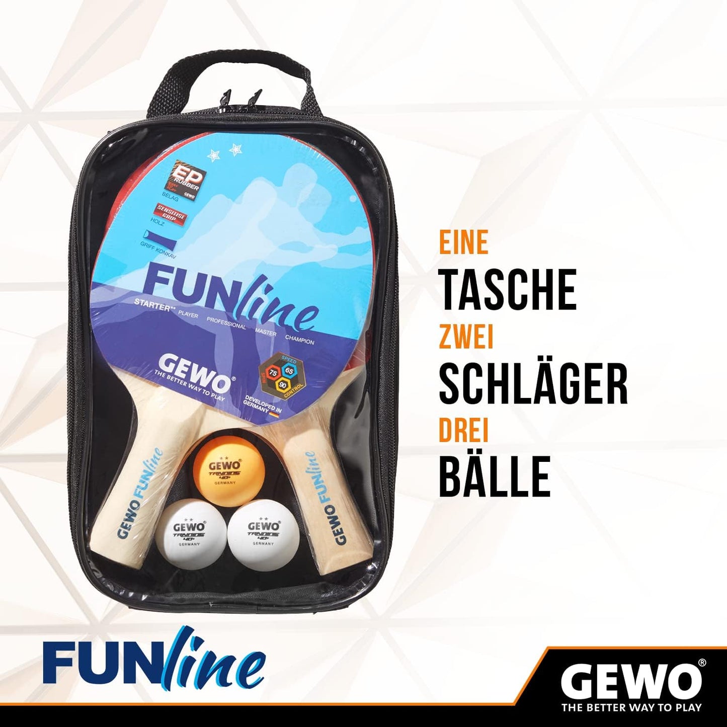 Double Fun Tischtennis-Set