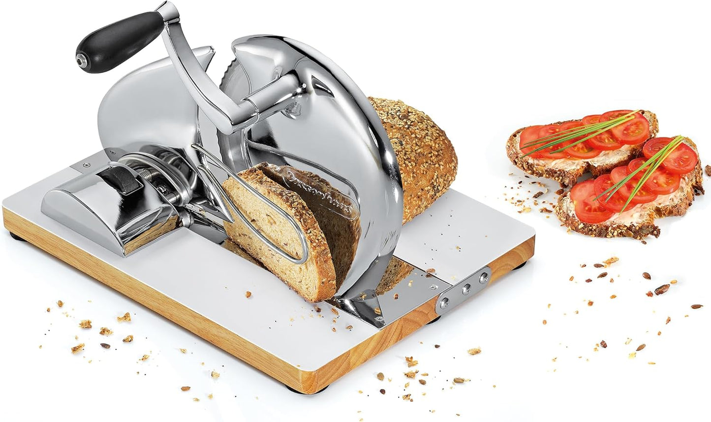 Klappbare Brotschneidemaschine, 11.75-Inch by 8-Inch Silber-braun
