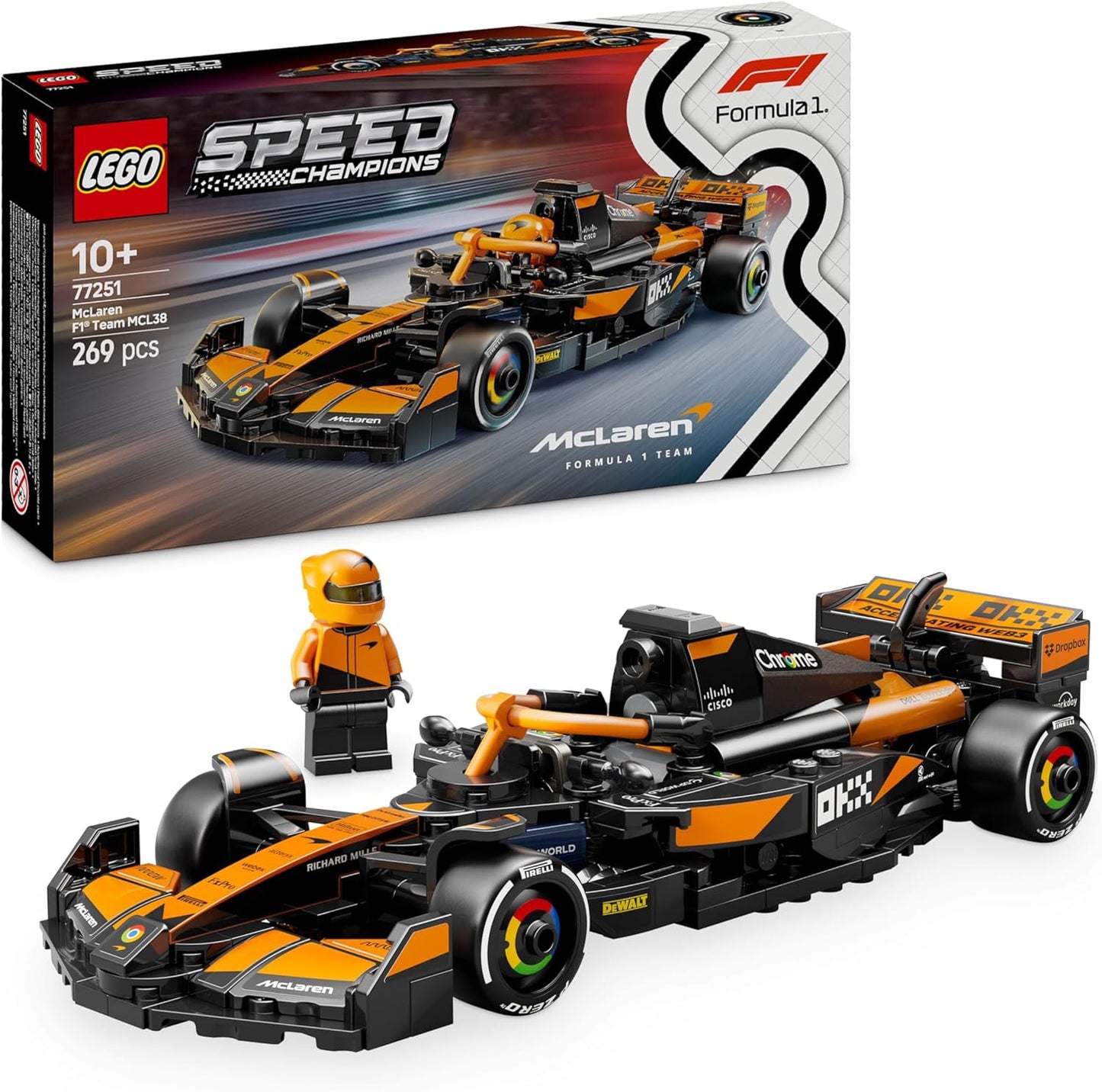 McLaren F1 Team MCL38 Rennauto, McLaren F1 Team MCL38 Race Car 77251