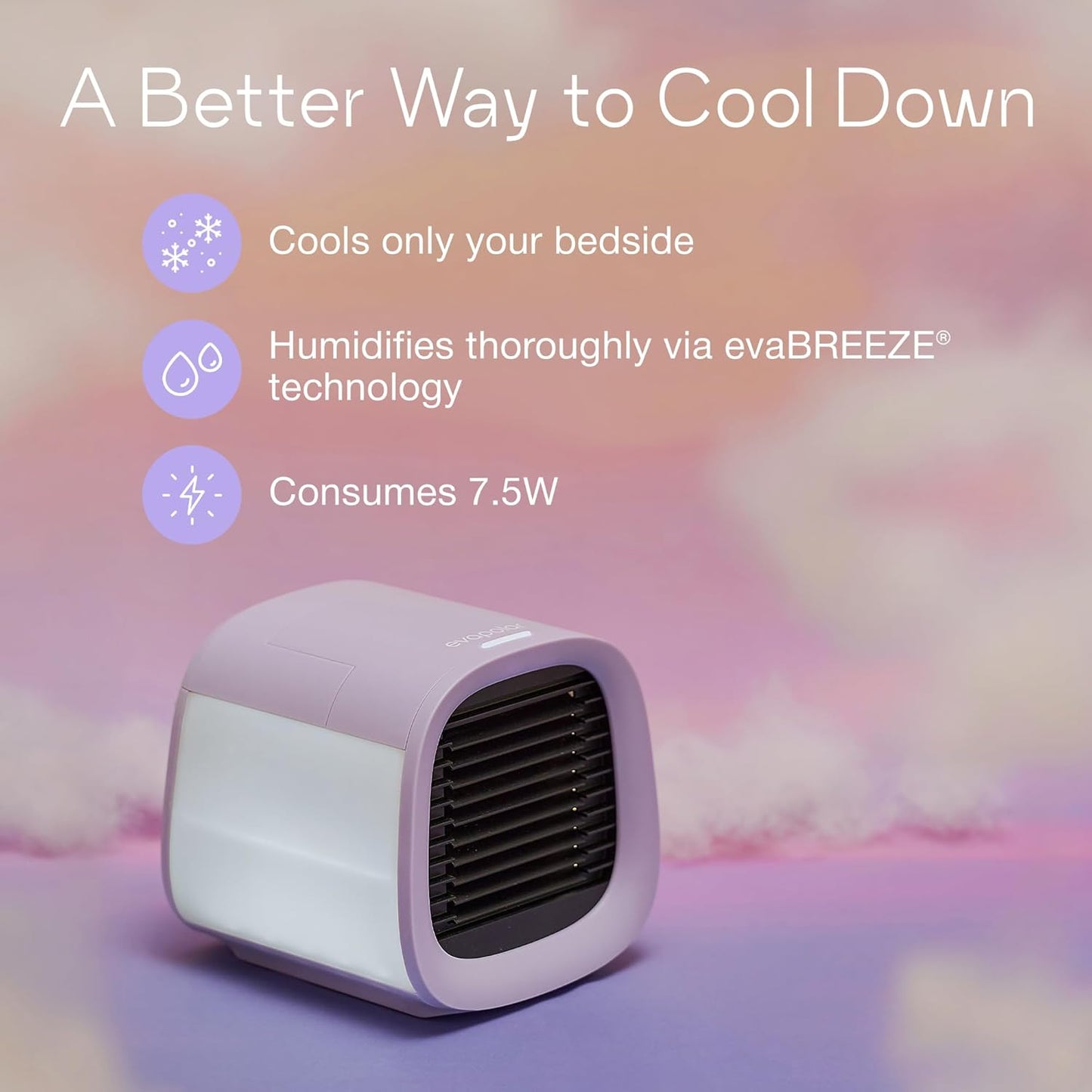 EvaCHILL 3-in-1-Kühlventilator, Lila