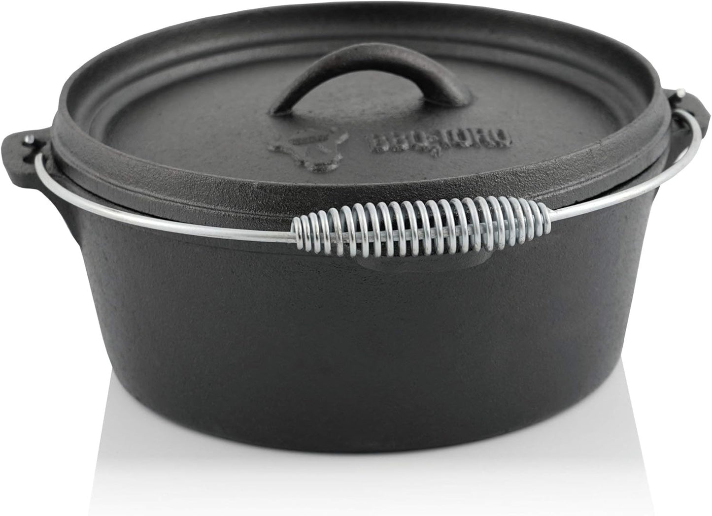 7-teiliges eingebranntes Dutch Oven Set in Holzkiste, 7-teilig