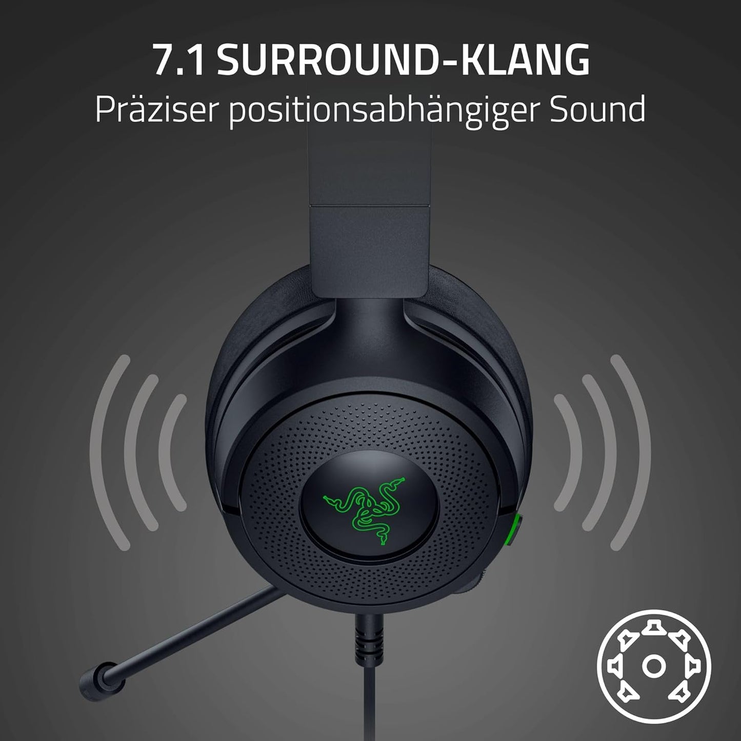 Kraken Kitty V3 X Gaming-Headset, Schwarz Kraken Kitty V3 X