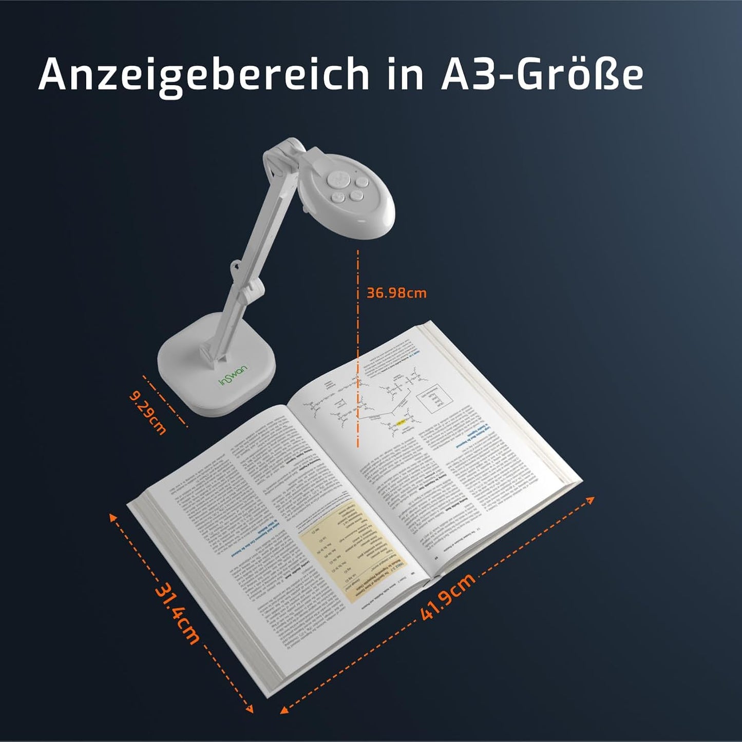 INS-2 Dokumentenkamera mit Autofokus, INS-2