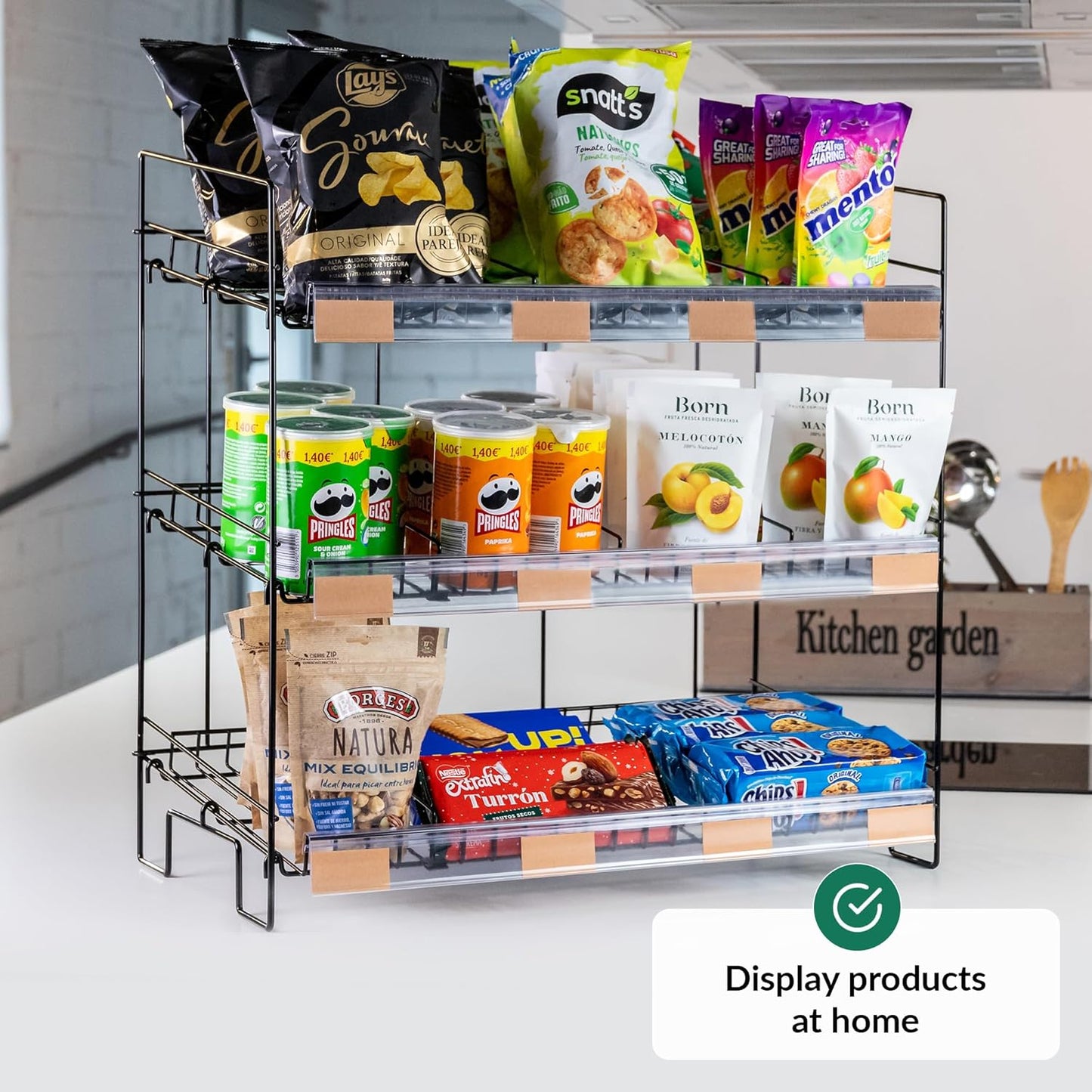 Regal-Organizer für Snacks und Süssigkeiten
