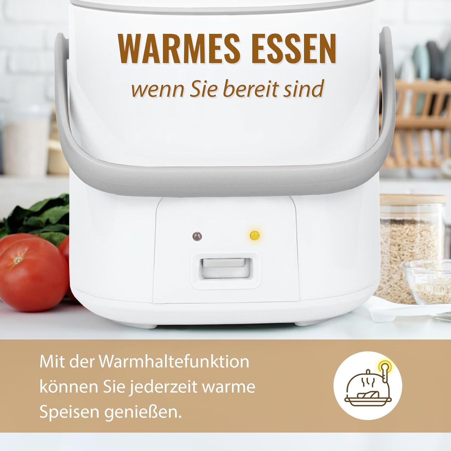 RC118W Reiskocher mit Warmhaltefunktion, 1,8 L