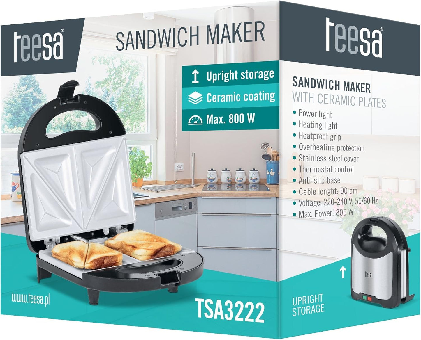 Sandwichmaker TSA3222