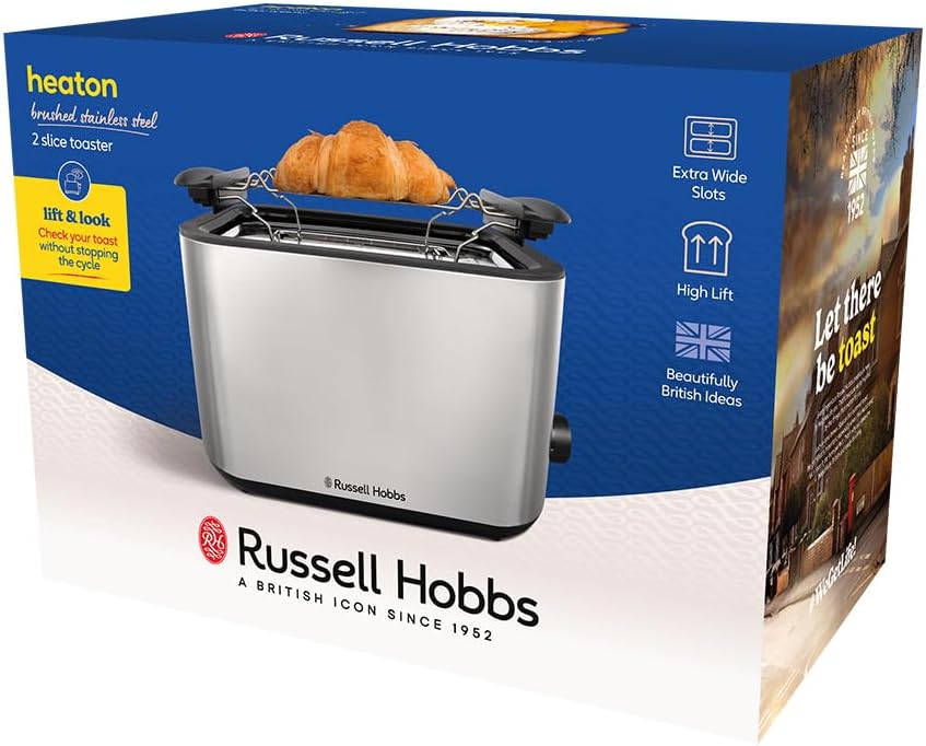 Toaster Heaton für 2 Scheiben, Edelstahl