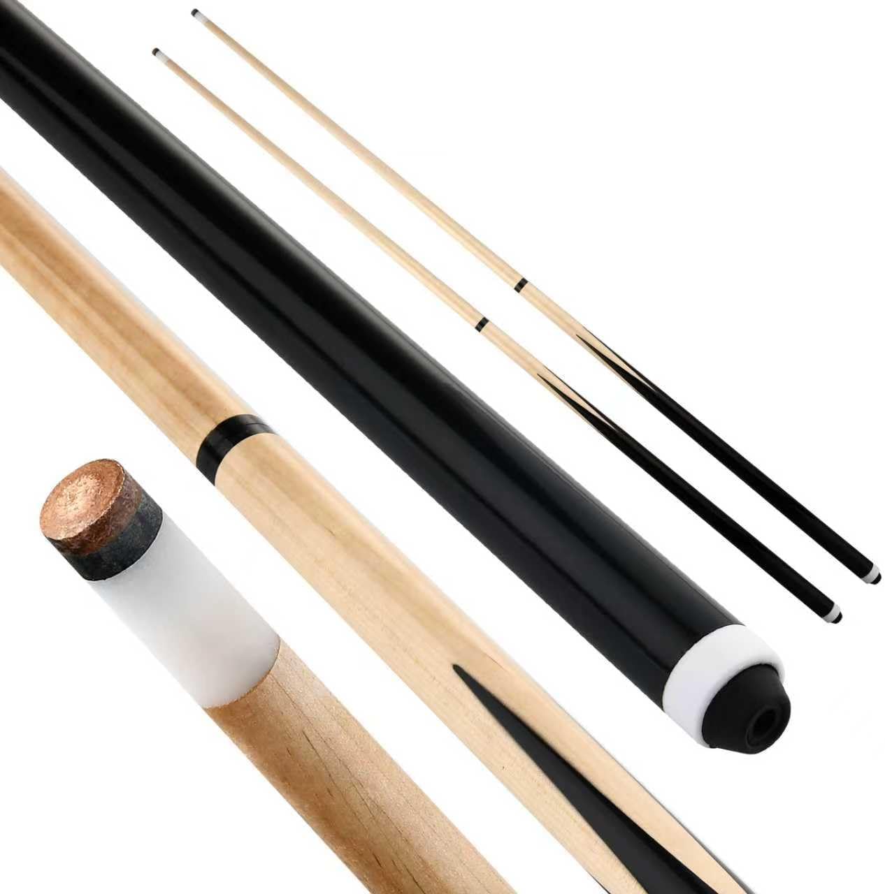 2er-Set Poolbillard-Queues, 147 cm-2 Pack