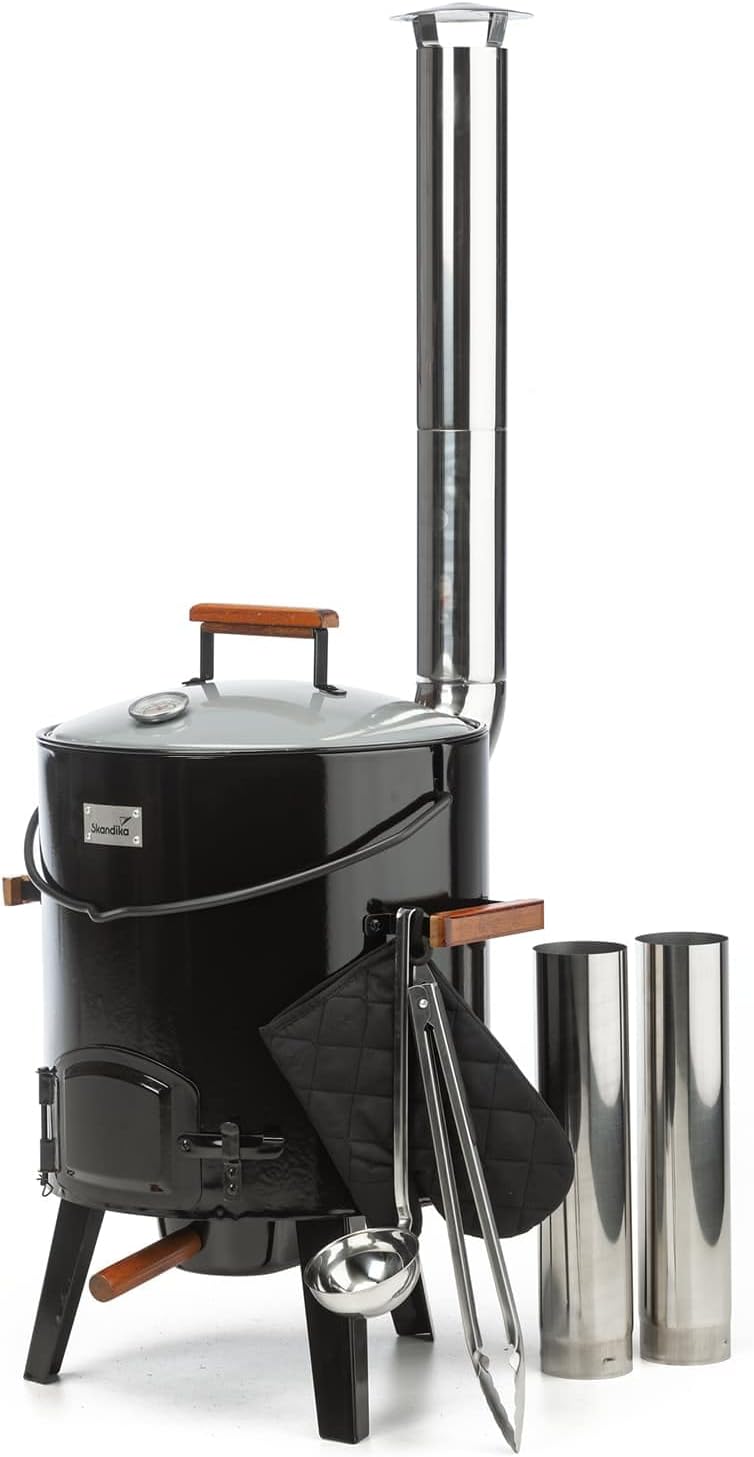 Gulaschkanone mit Grillzubehör (14 Liter)